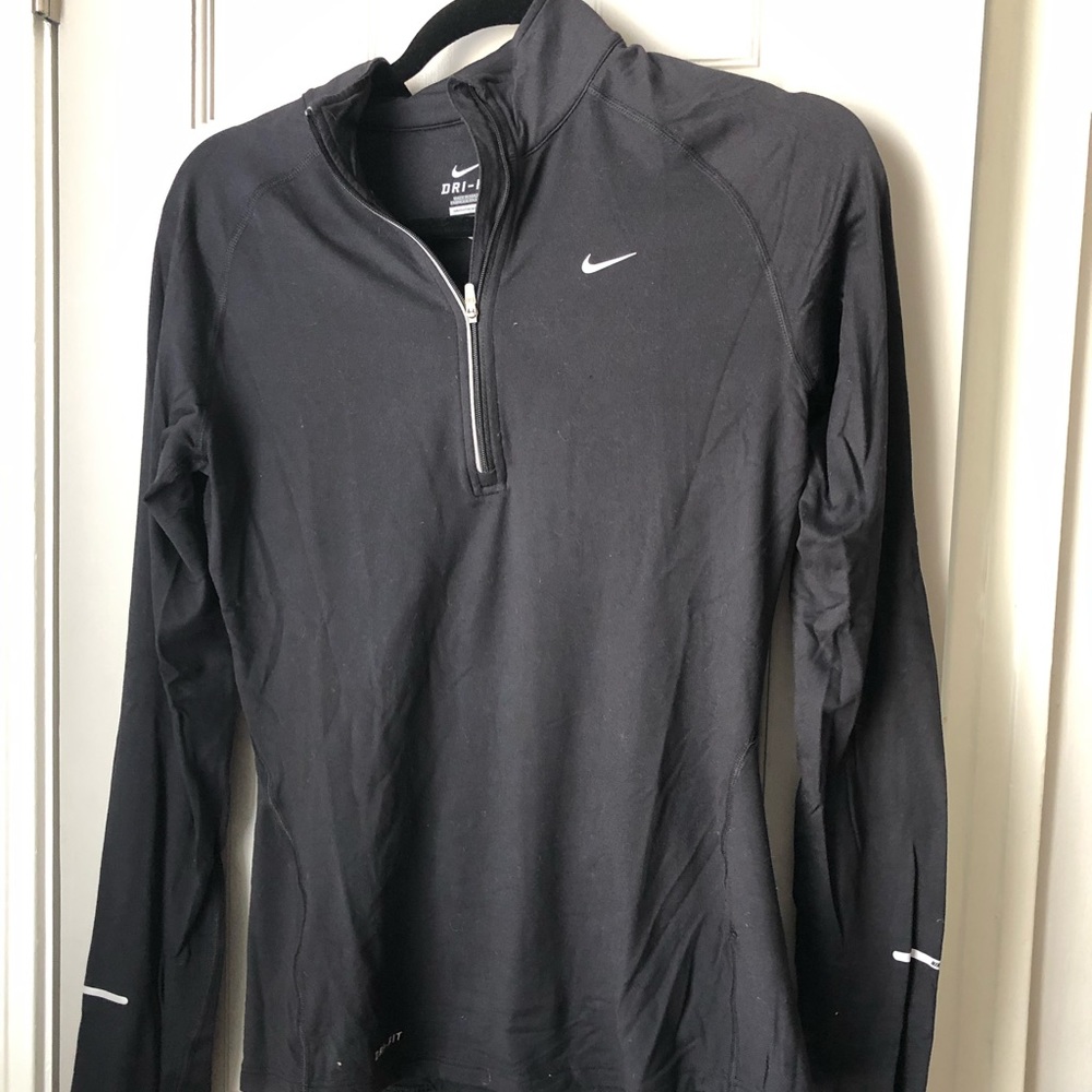 Nike Black 1/4 Zip Pullover